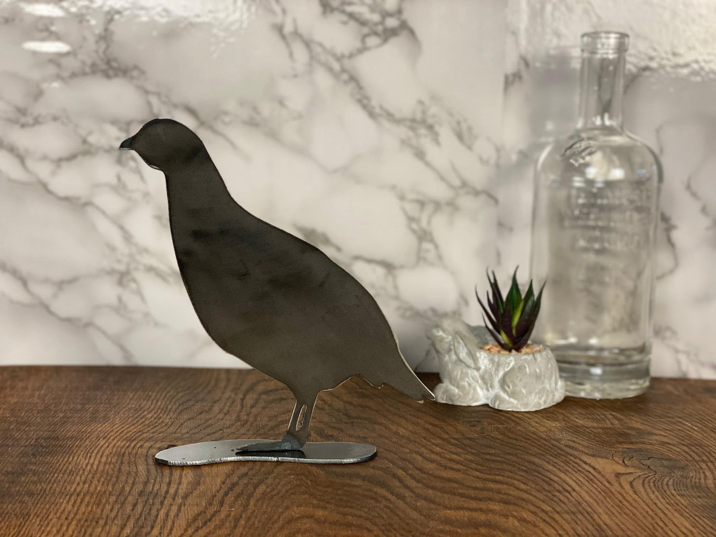 Partridge Game Bird Wildlife Shooting Brushed Steel Art Home Interior Design P image 3