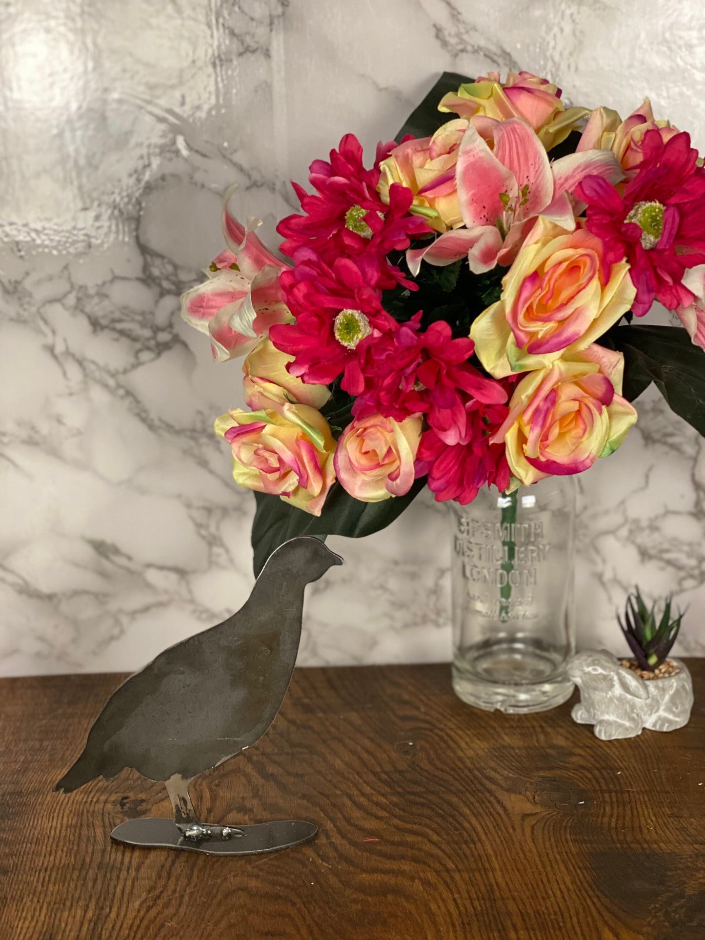 Partridge Game Bird Wildlife Shooting Brushed Steel Art Home Interior Design P image 4