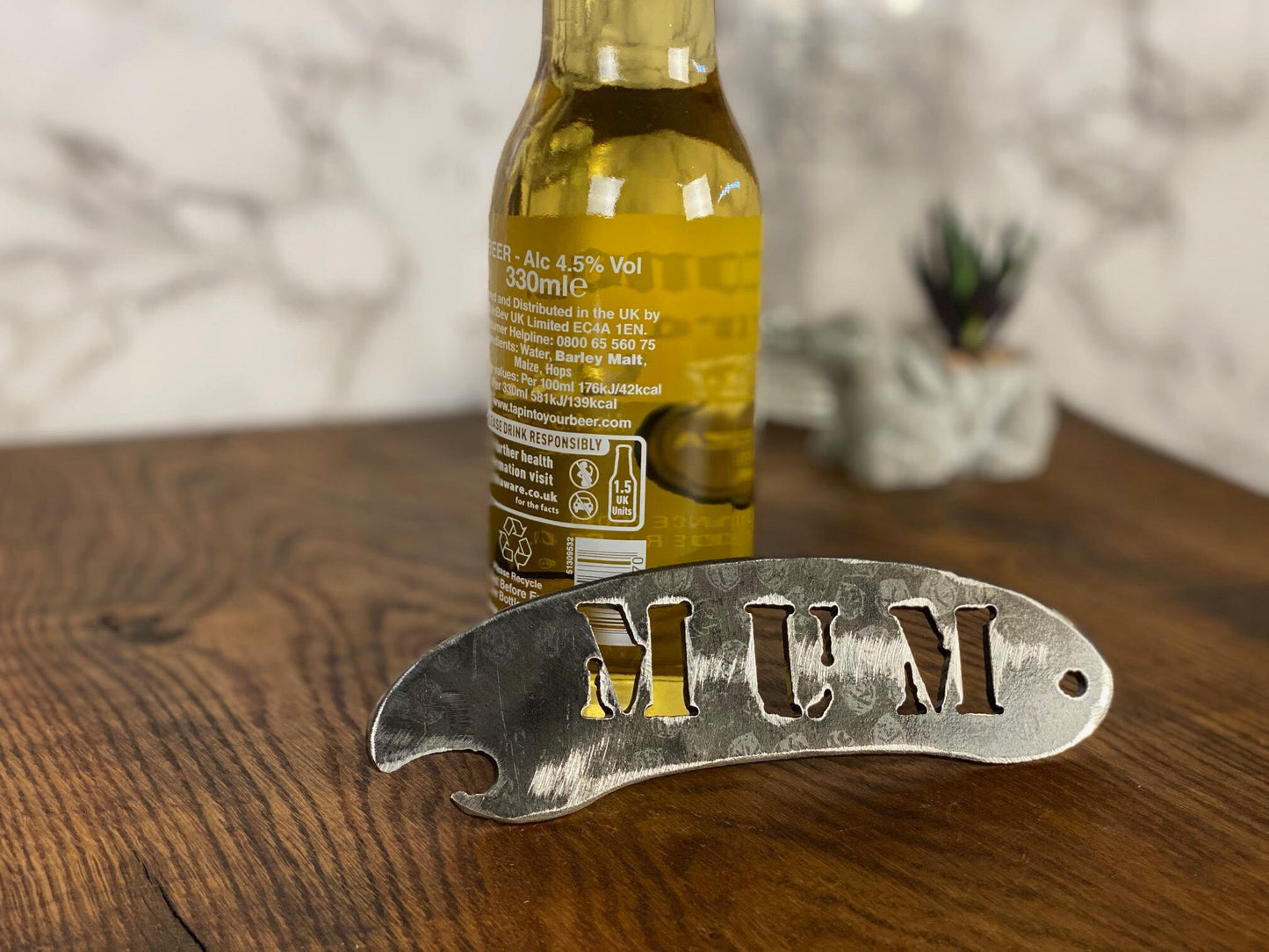 Mum Mummy Mother Bottle Opener Brushed Steel Home  Interior Kitchen Utensil De image 1