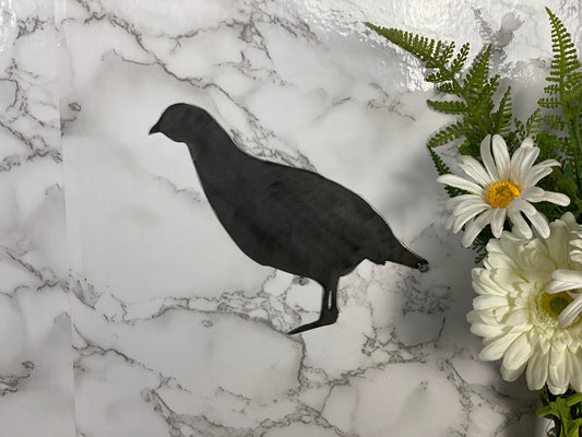 Partridge Game Bird Shooting Wildlife Brushed Steel Wall Art Modern Home Desig image 0