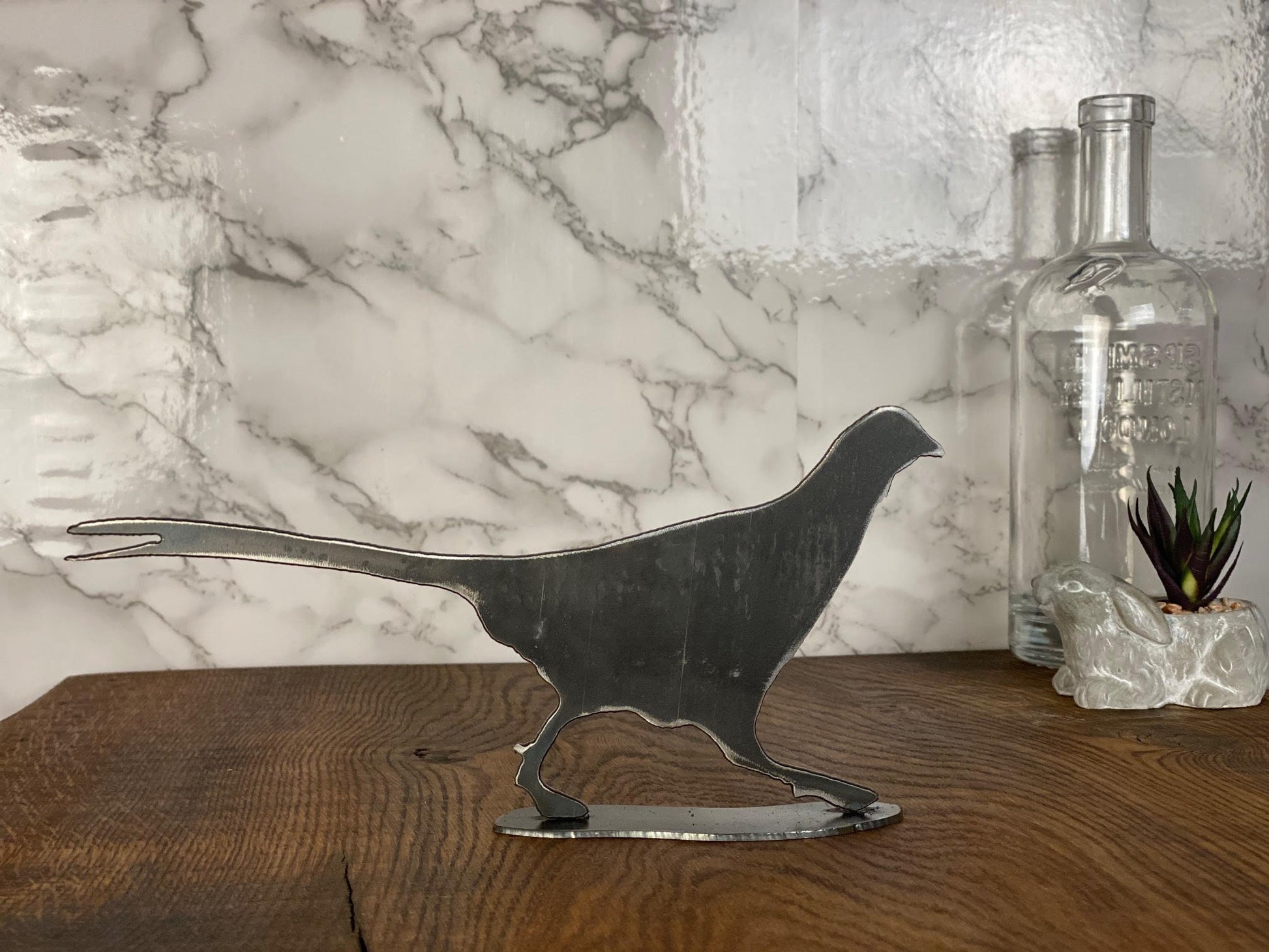 Pheasant Bird Game Bird Shooting Wildlife Brushed Steel Home Interior Design P image 1