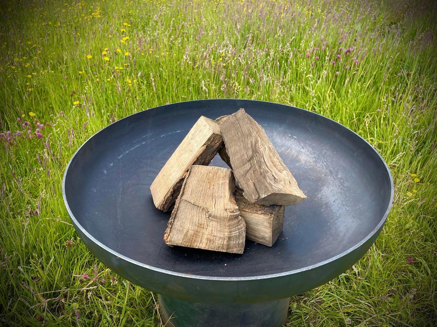 Fire Pit Fire Bowl BBQ Rustic Rusty Garden Art Yard Art Present Gift Idea image 1
