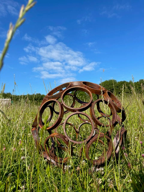 Big Sphere Sculpture 100cm & 150cm Ball Circle Metal image 1